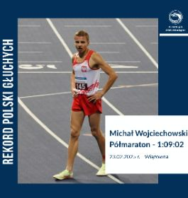 Nowy Rekord Polski Michała Wojciechowskiego w Półmaratonie