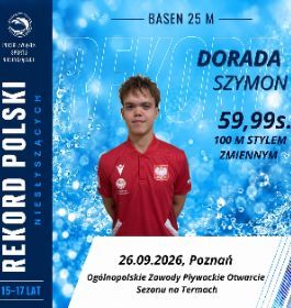 Rekord Polski Szymona Dorady!